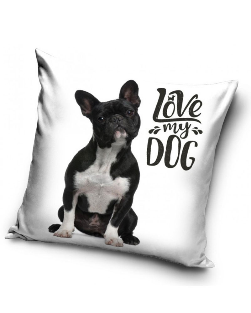 Love my dog - Kuddfodral 40x40cm