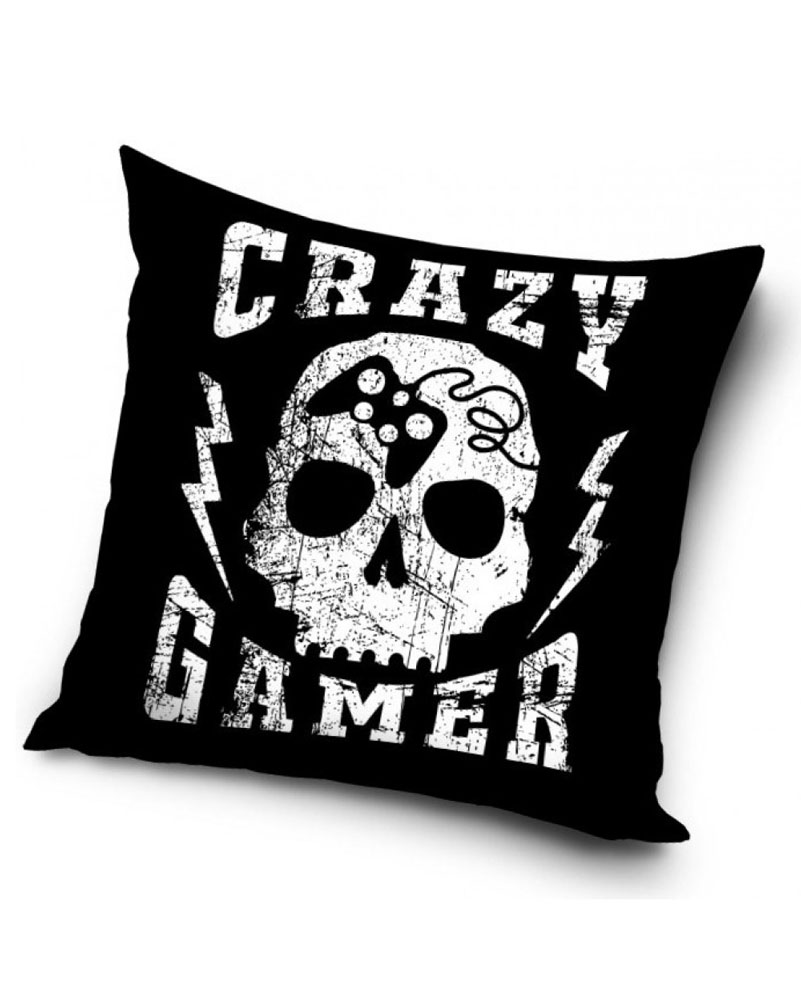 Crazy gamer - Kuddfodral 40x40cm