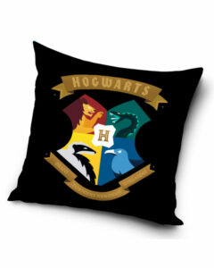Hogwarts Elevhem - Kuddfodral 40x40cm - Svart