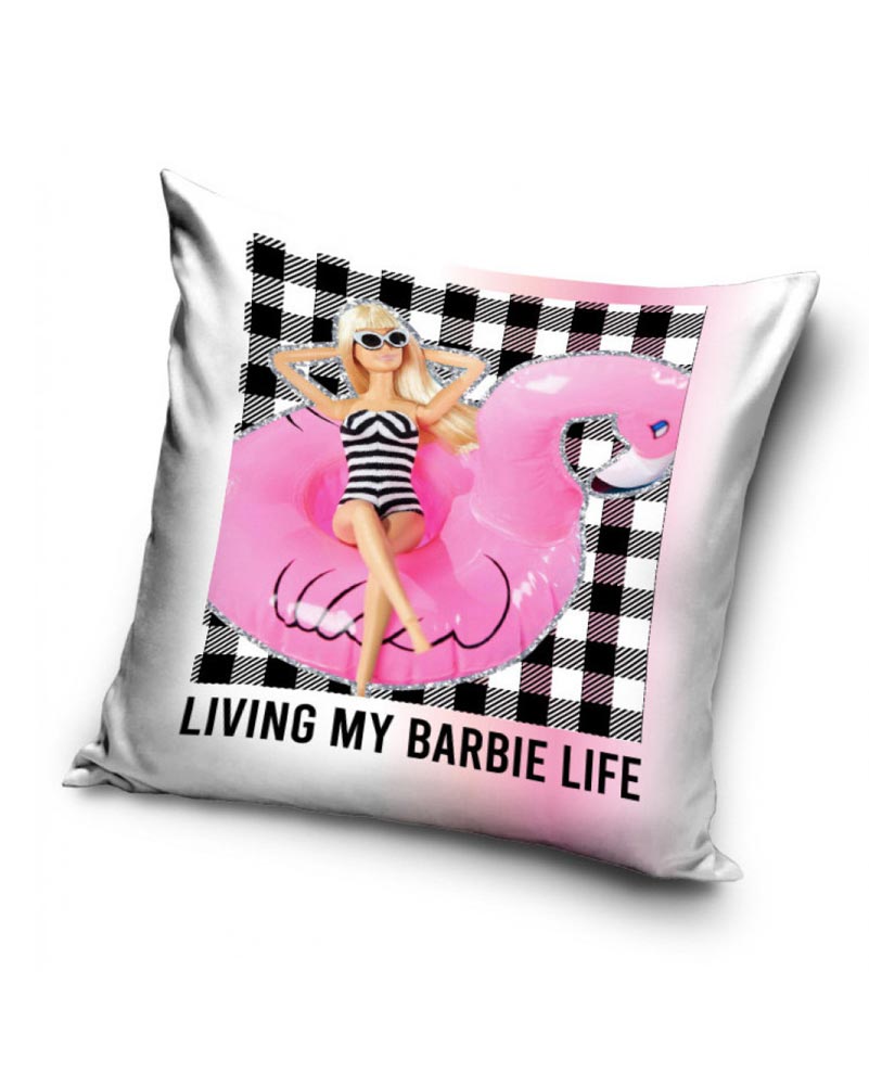 Living my Barbie life - Kuddfodral 40x40cm