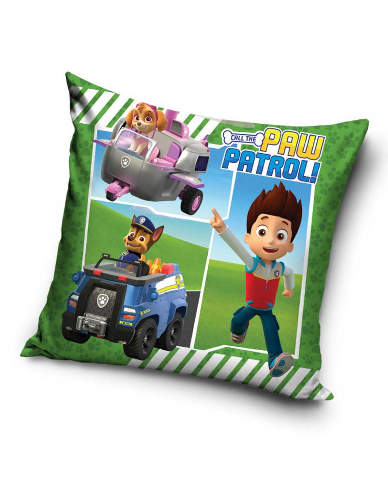Call the Paw Patrol - Kuddfodral 40x40cm - Grön