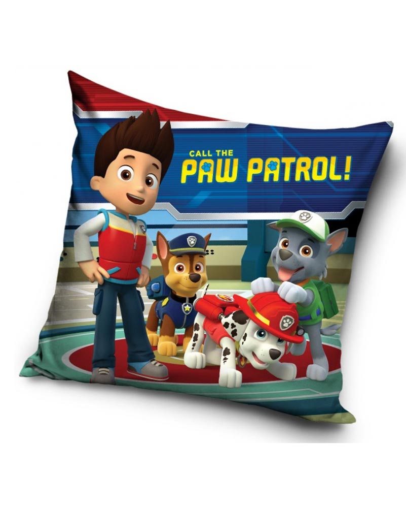 Call the Paw Patrol - Kuddfodral 40x40cm - Blå/röd