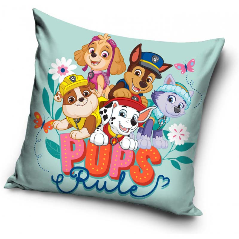 Pups rule - Kuddfodral 40x40cm