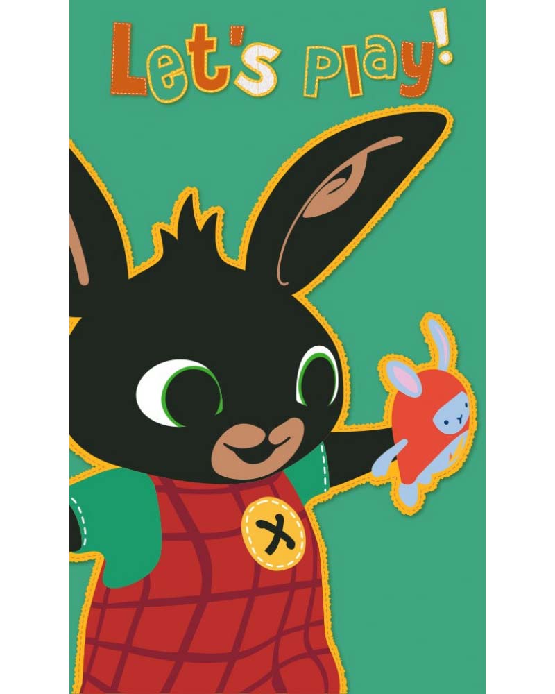 Let's Play - Handduk 30 x 50 cm - Grön