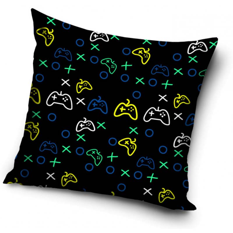 Gamer - Kuddfodral 40x40cm - Svart