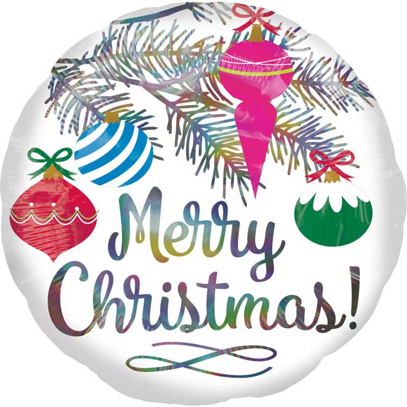 Folieballong Merry Christmas