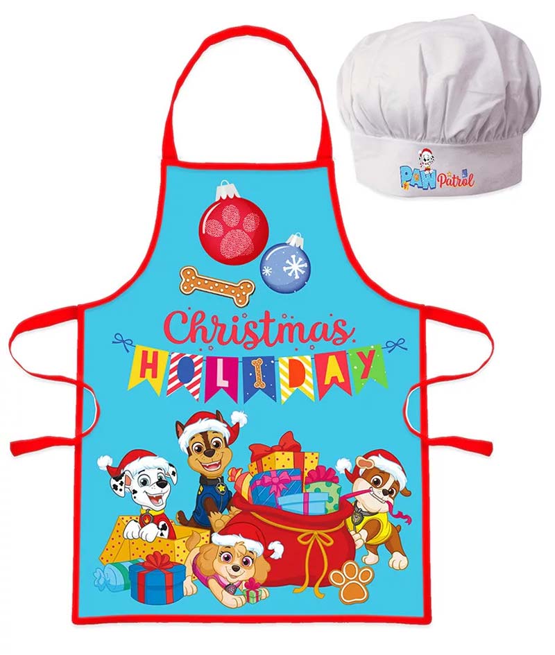 Kockset: Förkläde & kockmössa - Christmas