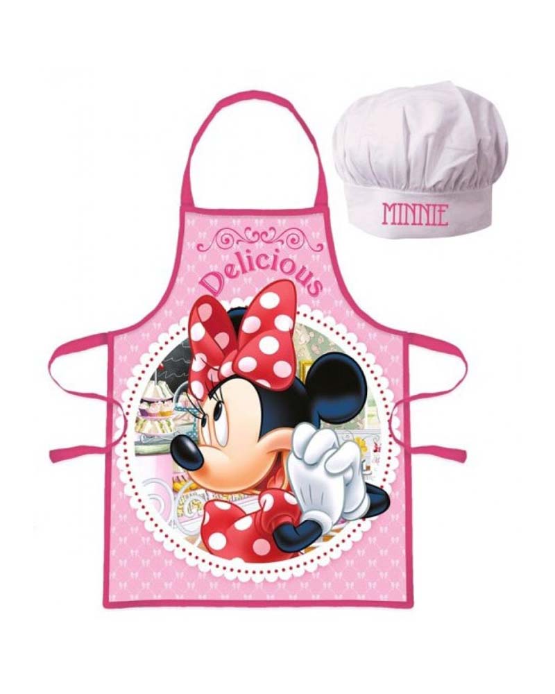 Mimmi Pigg - Kockset: Förkläde & kockmössa - Rosa