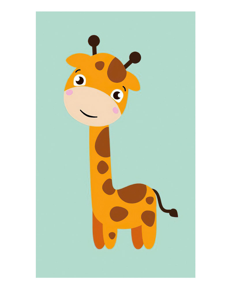 Giraff - Handduk 30 x 50 cm