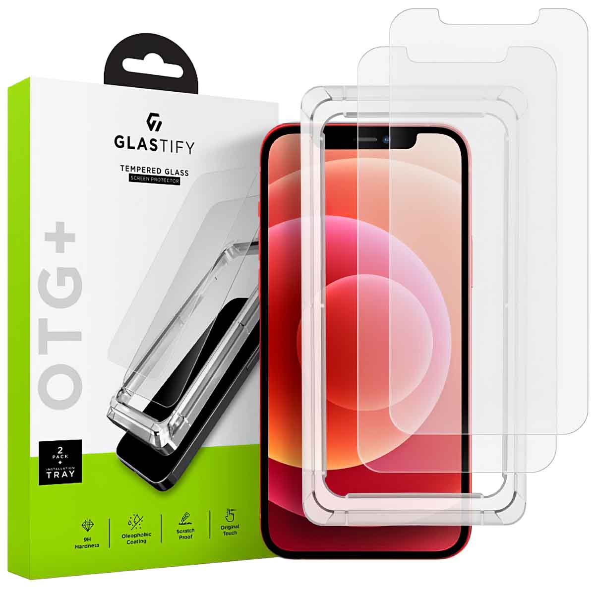 Skärmskydd i härdat glas Apple iPhone 12/12 Pro - 2-pack