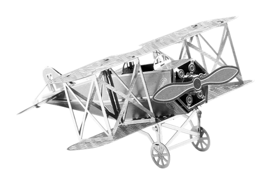 Flyg - Fokker D.VII - Modellbyggsats i metall