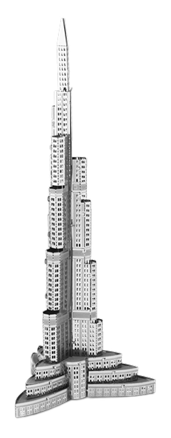 - Burj Khalifa, Dubai - Modellbyggsats i metall