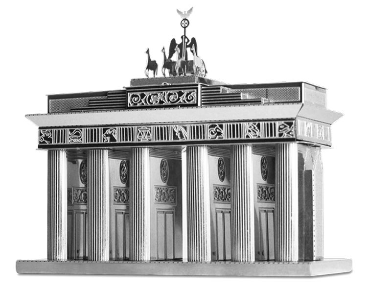 - Brandenburg Gate, Berlin - Modellbyggsats i metall