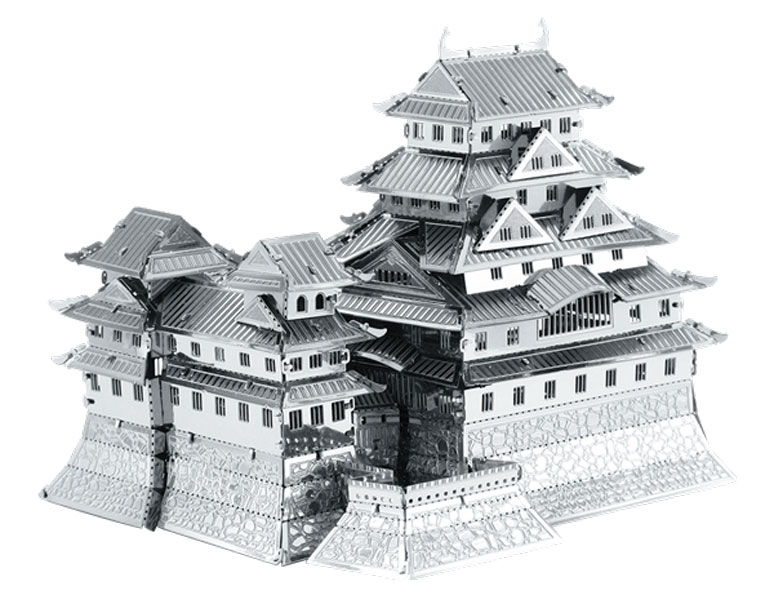 - Himeji Slott, Japan - Modellbyggsats i metall
