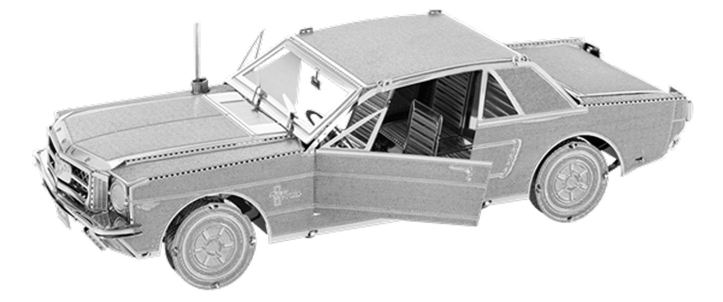 - Fordon, 1965 Ford Mustang - Modellbyggsats i metall
