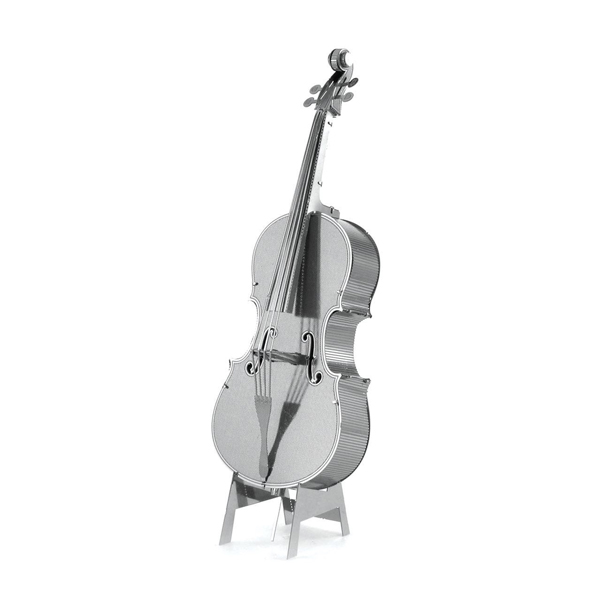 - Musik, Bas Fiol - Modellbyggsats i metall