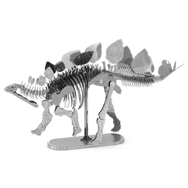 - Dinosaurier, Stegosaurus - Modellbyggsats i metall