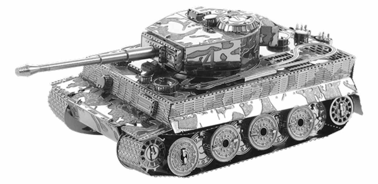 - Tanks, Tiger I Tank - Modellbyggsats i metall