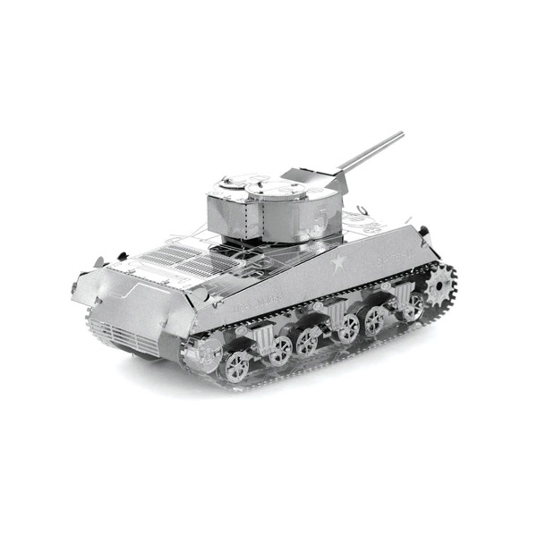 - Tanks, Sherman Tank - Modellbyggsats i metall
