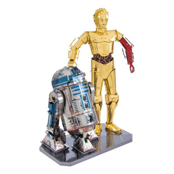 - Star Wars: C-3PO & R2-D2 Gåvobox - Modellbyggsats i metall