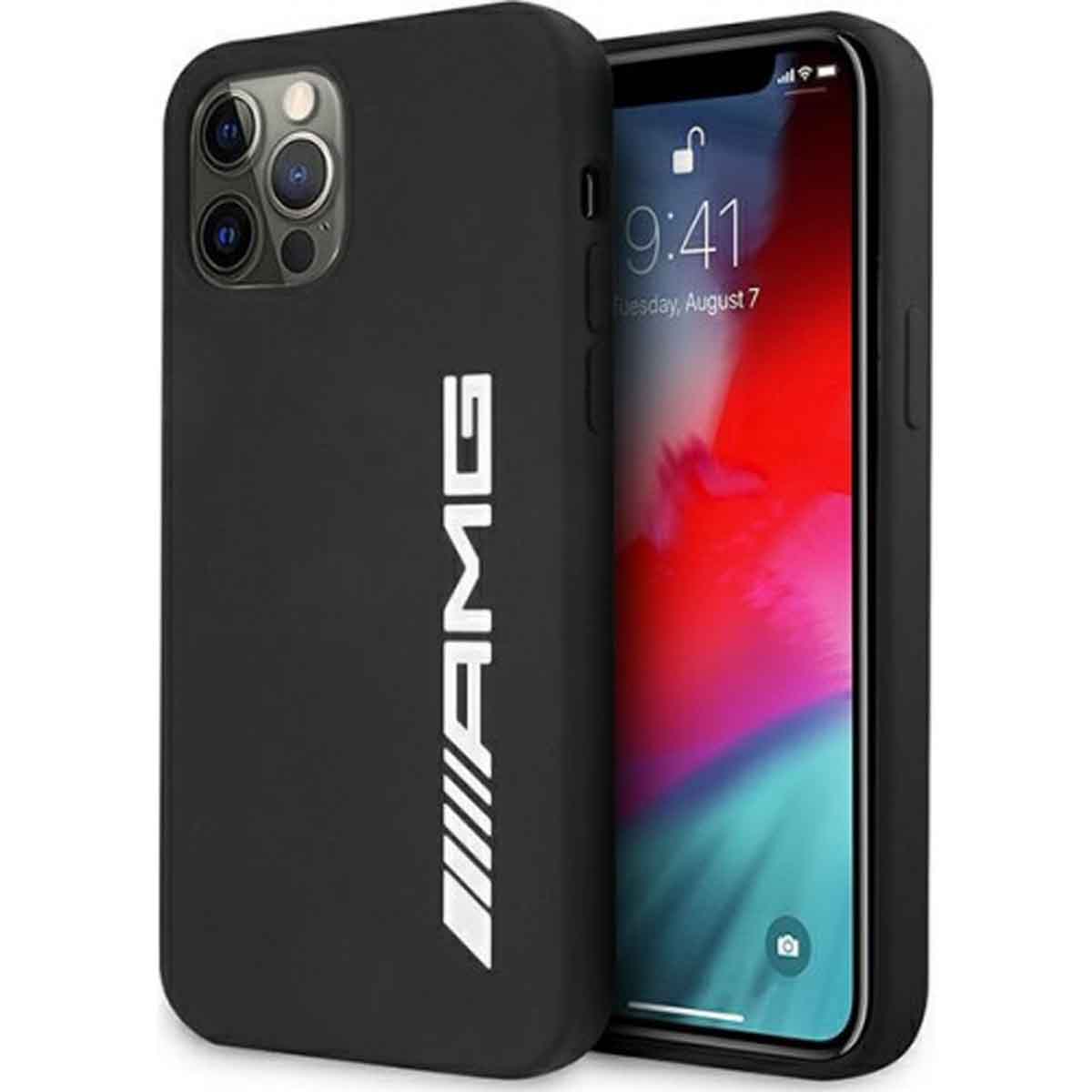 AMG Silikonskal - Apple iPhone 12/12 Pro - Svart