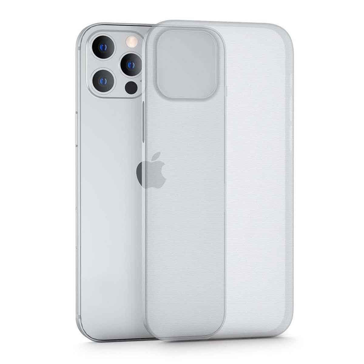 Ultraslim matt skal - Apple iPhone 12/12 Pro - Transparent