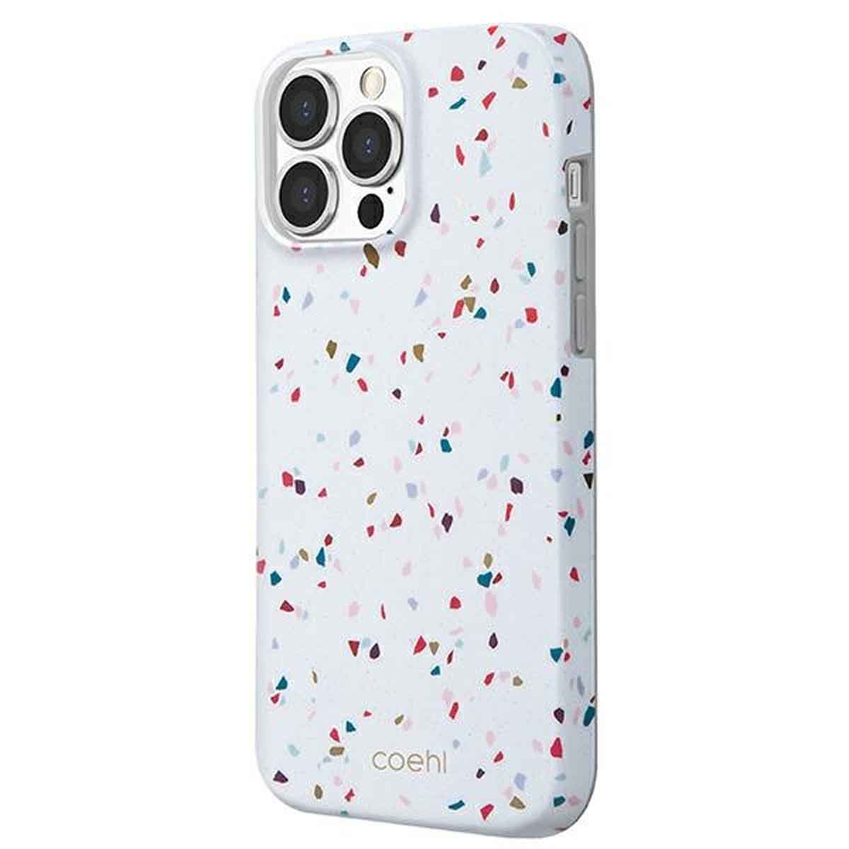 Coehl Terrazzo Skal - Apple iPhone 13 Pro Max - Vit