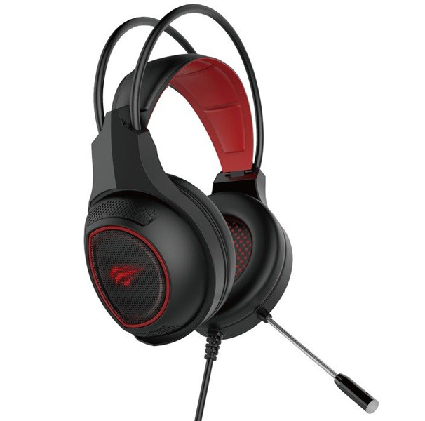 Gamenote H2239D-Headset Svart/Röd